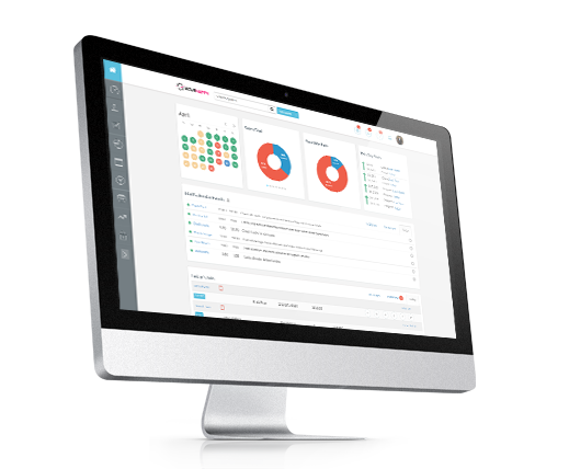 Moving charts for dispatching software